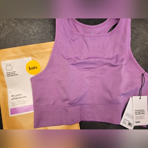Knix Good To Go High Neck Seamless Bra - Picture 2 of 5